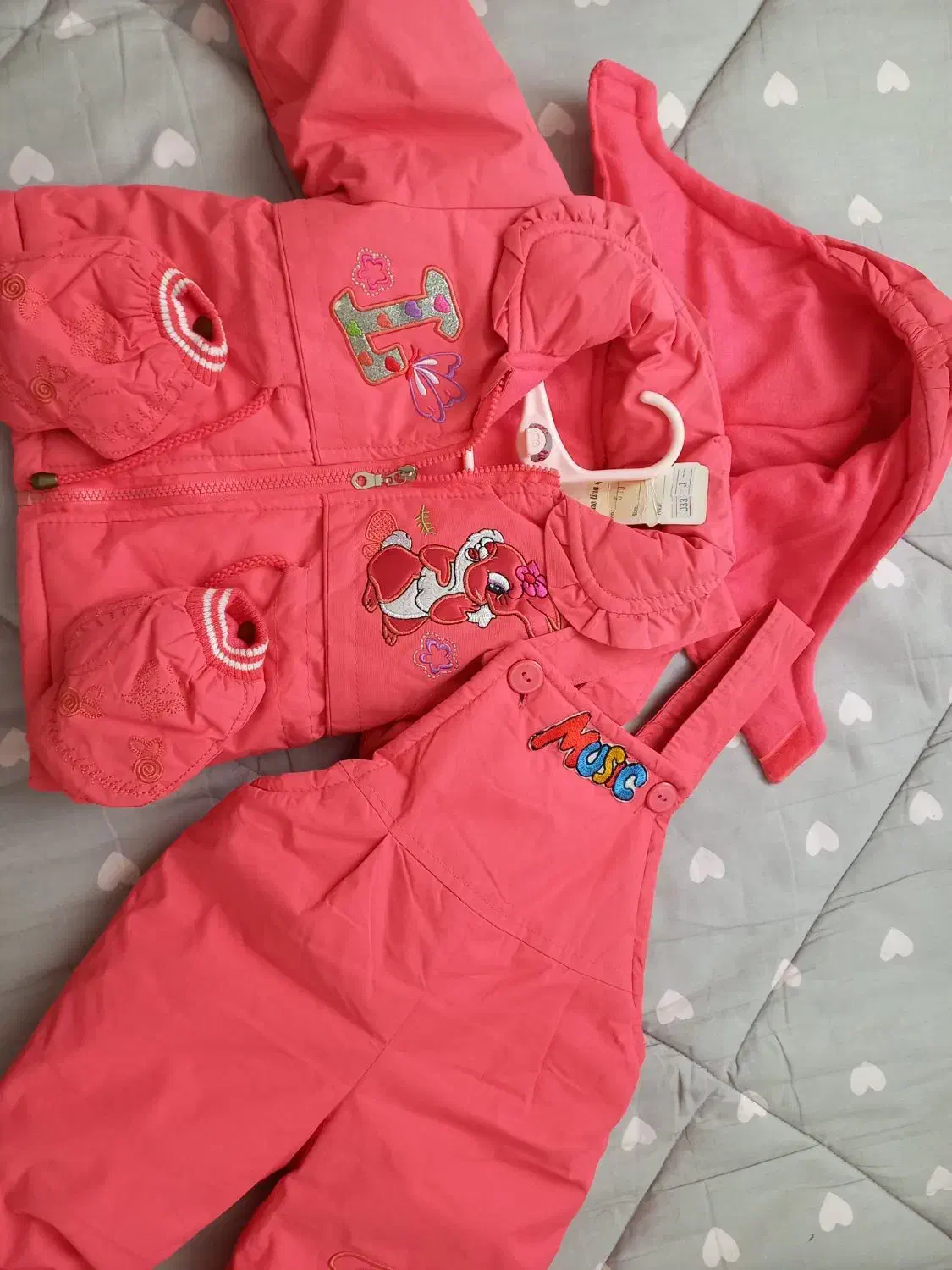 کاپشن سرهم دخترانه|کفش و لباس بچه|اردبیل, |دیوار