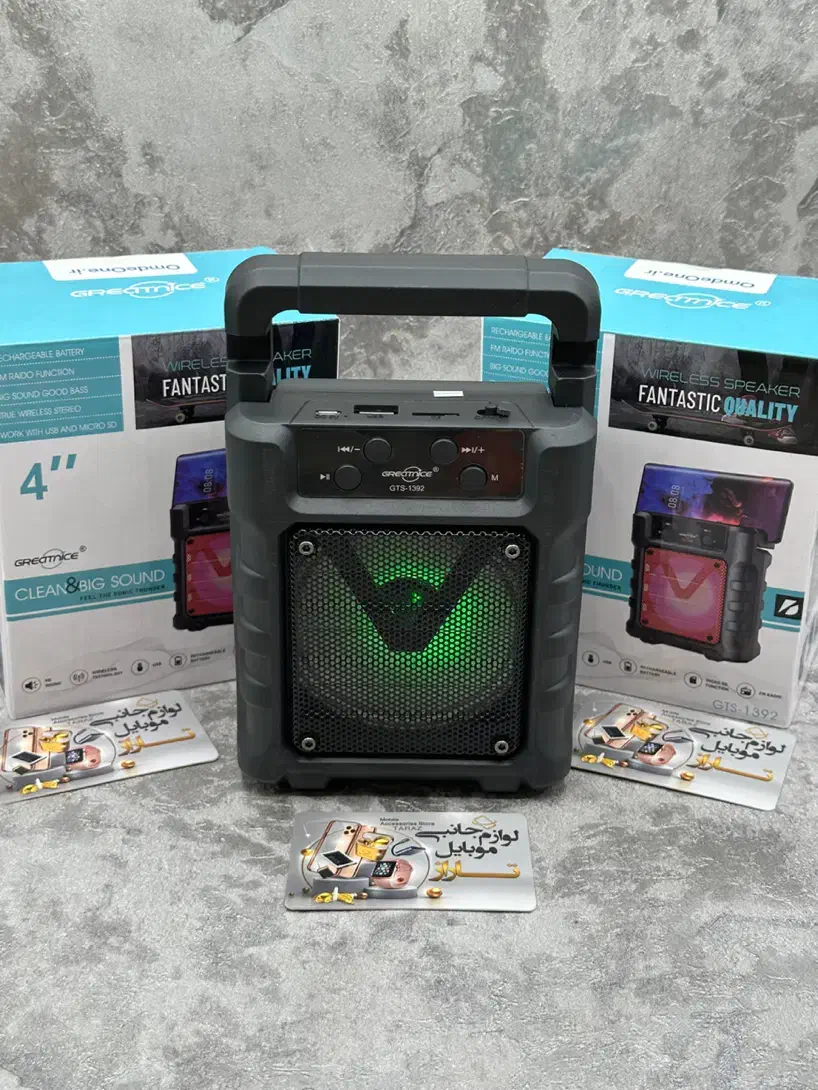 اسپیکر بلوتوثی RGB دار مدل GTS-1389 سایز 4 اینچ|پخشکننده همراه|کرج, گلشهر|دیوار