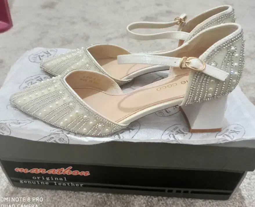 کفش عروس مرواریدی|کیف، کفش، کمربند|بندرعباس, |دیوار