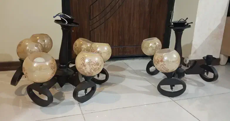 لوستر 2 عدد|لوستر و چراغ آویز|تهران, تهرانسر شرقی|دیوار