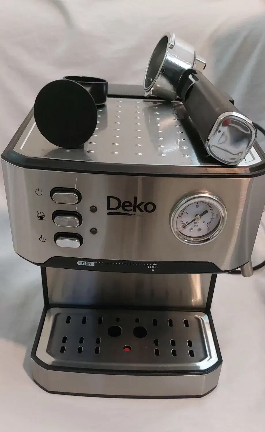 اسپرسوساز نو با کارتن|سماور، چایساز، قهوهساز|مشهد, حضرت حجت|دیوار