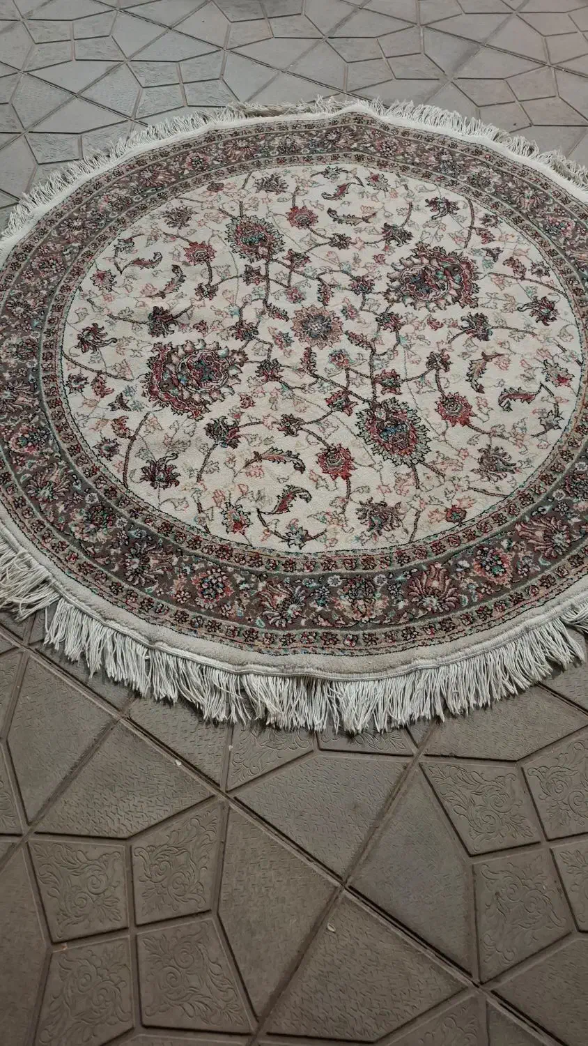 فرش گرد|فرش|کرمان, |دیوار
