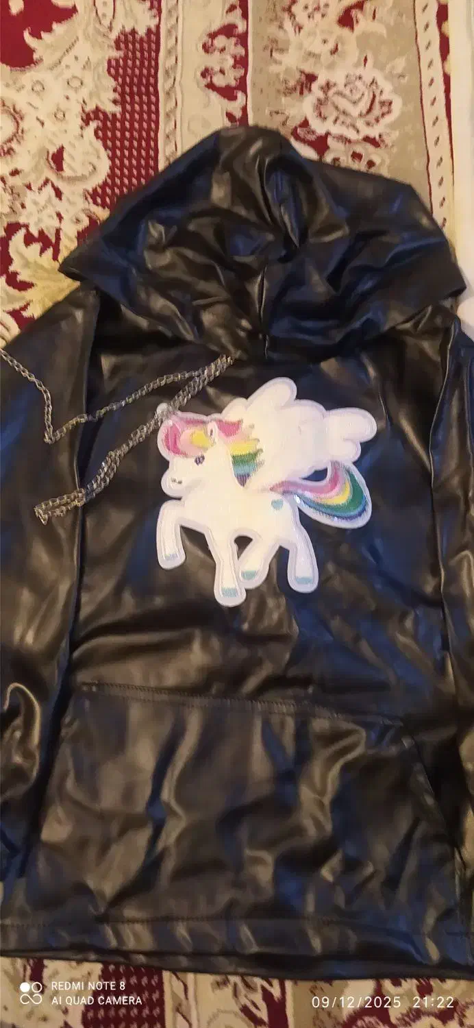 هودی چرم دخترانه|لباس|ابهر, |دیوار