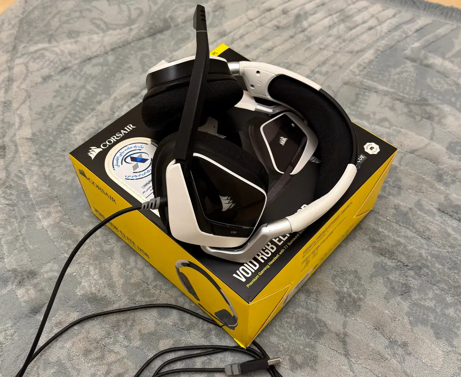 هدستVoid RGB Elite Usb Corsair|قطعات و لوازم جانبی رایانه|تهران, ازگل|دیوار