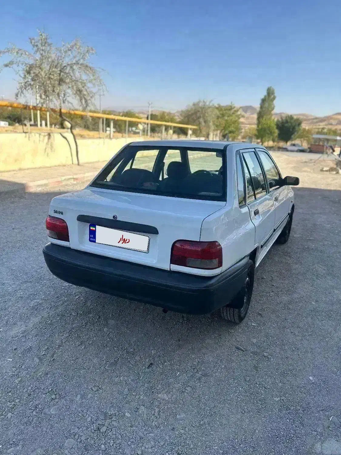 پراید ۱۳۱سفیدمدل۱۳۹۰دوگانه سوز|خودرو سواری و وانت|سقز, |دیوار