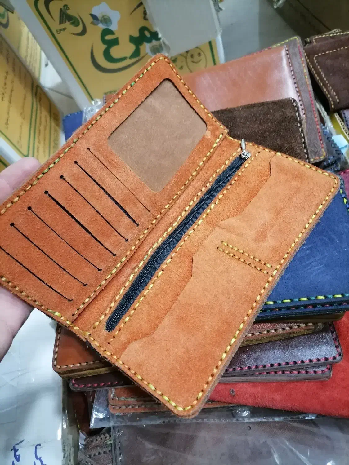 کیف پول چرم طبیعی|کیف، کفش، کمربند|یزد, |دیوار