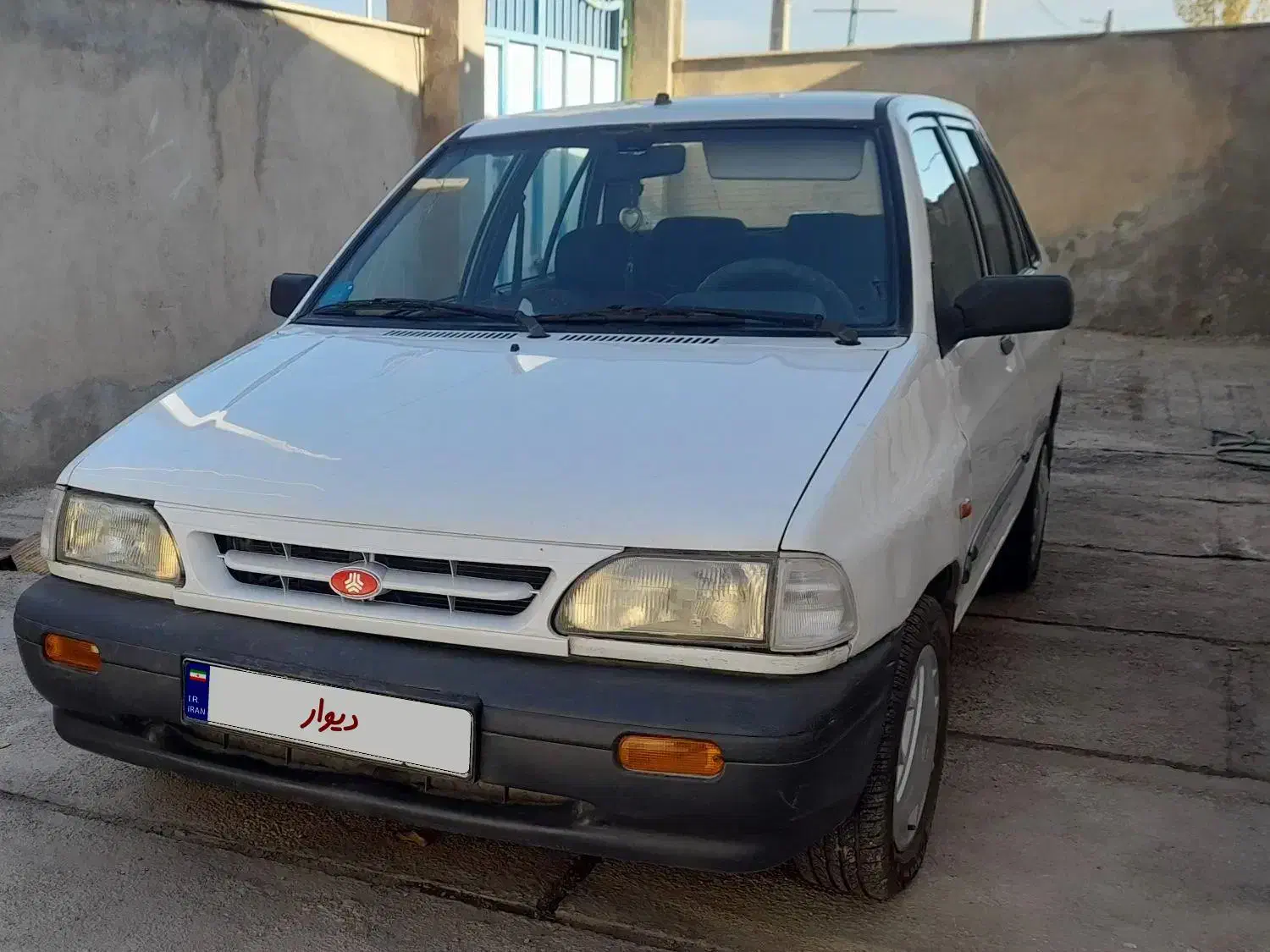 فروش پراید سفید۸۷ شاسی سالم|خودرو سواری و وانت|ملایر, |دیوار