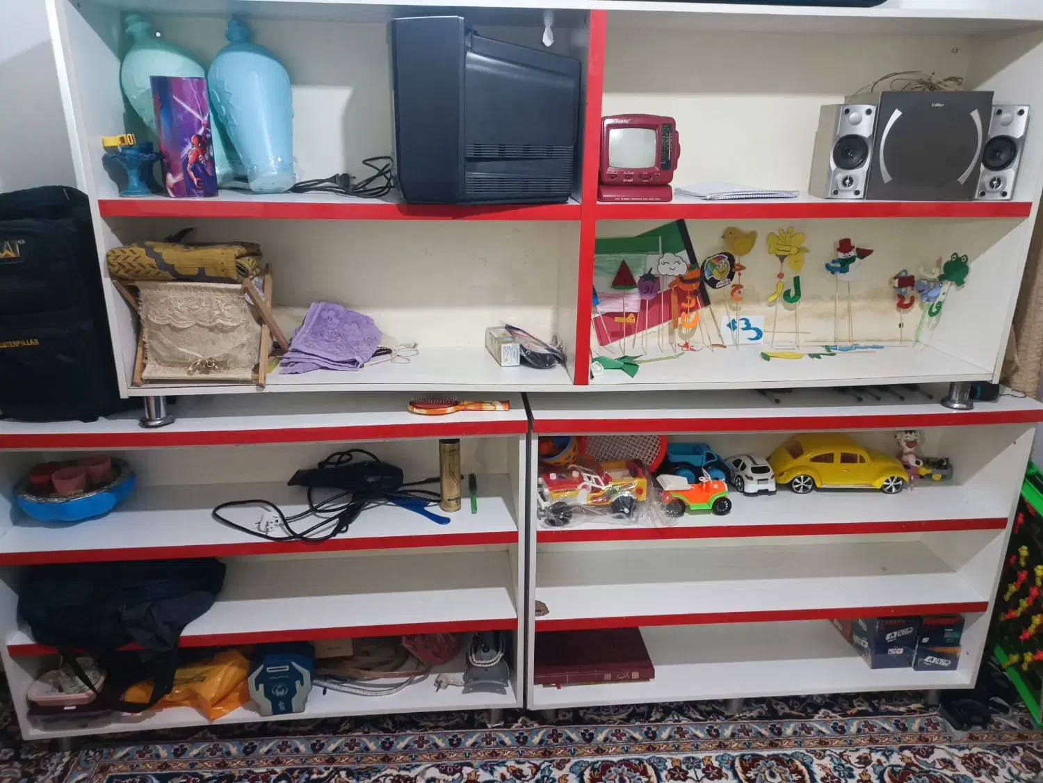 قفسه mdf|کتابخانه، شلف، قفسه‌های دیواری|قم, چهل درخت‎|دیوار