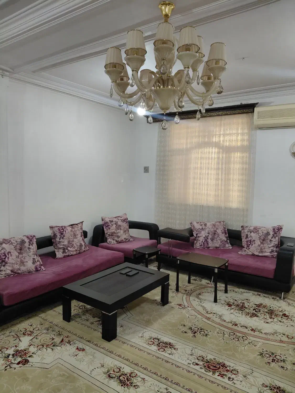 مبل ترک ۷نفره تمیز|مبلمان خانگی و میز عسلی|مینودشت, |دیوار