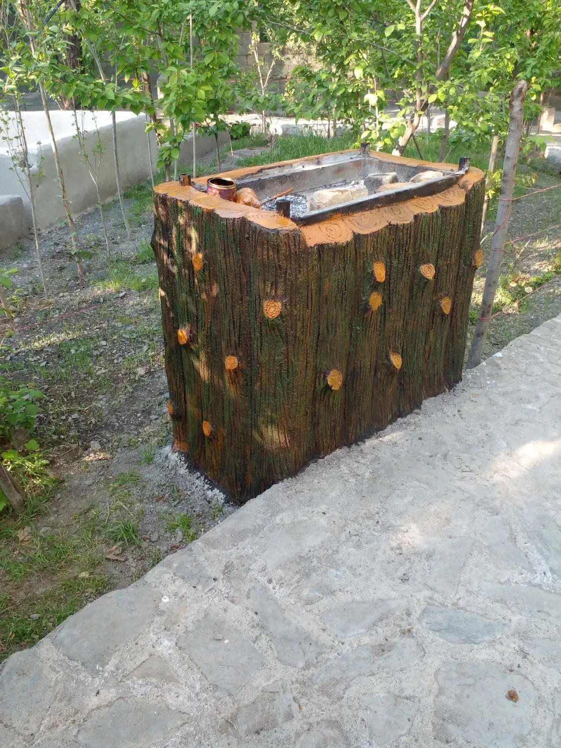 ساخت و اجرای انواع باربیکیو طرح کنده ، طرح سنگ و..|مصالح و تجهیزات ساختمان|طرقبه, |دیوار