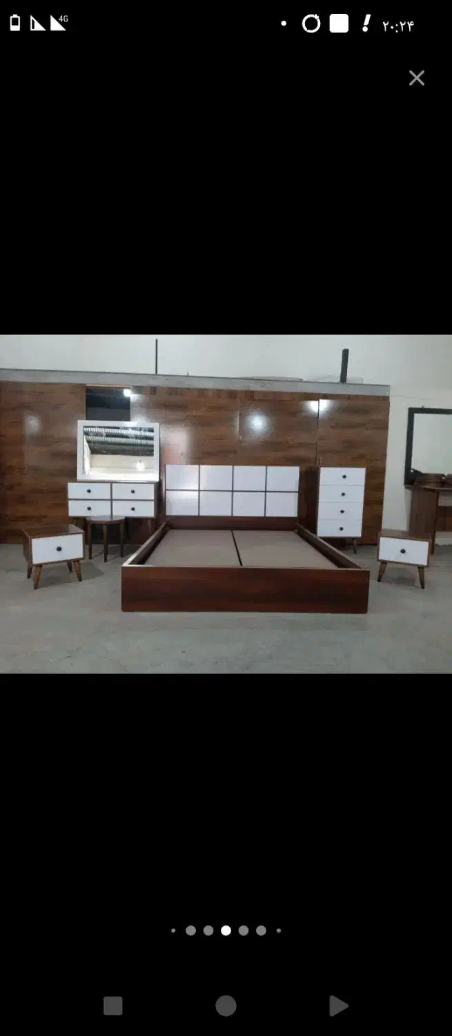 سرویس خواب پارچه تاجدار(محدود)|تخت و سرویس خواب|تبریز, |دیوار