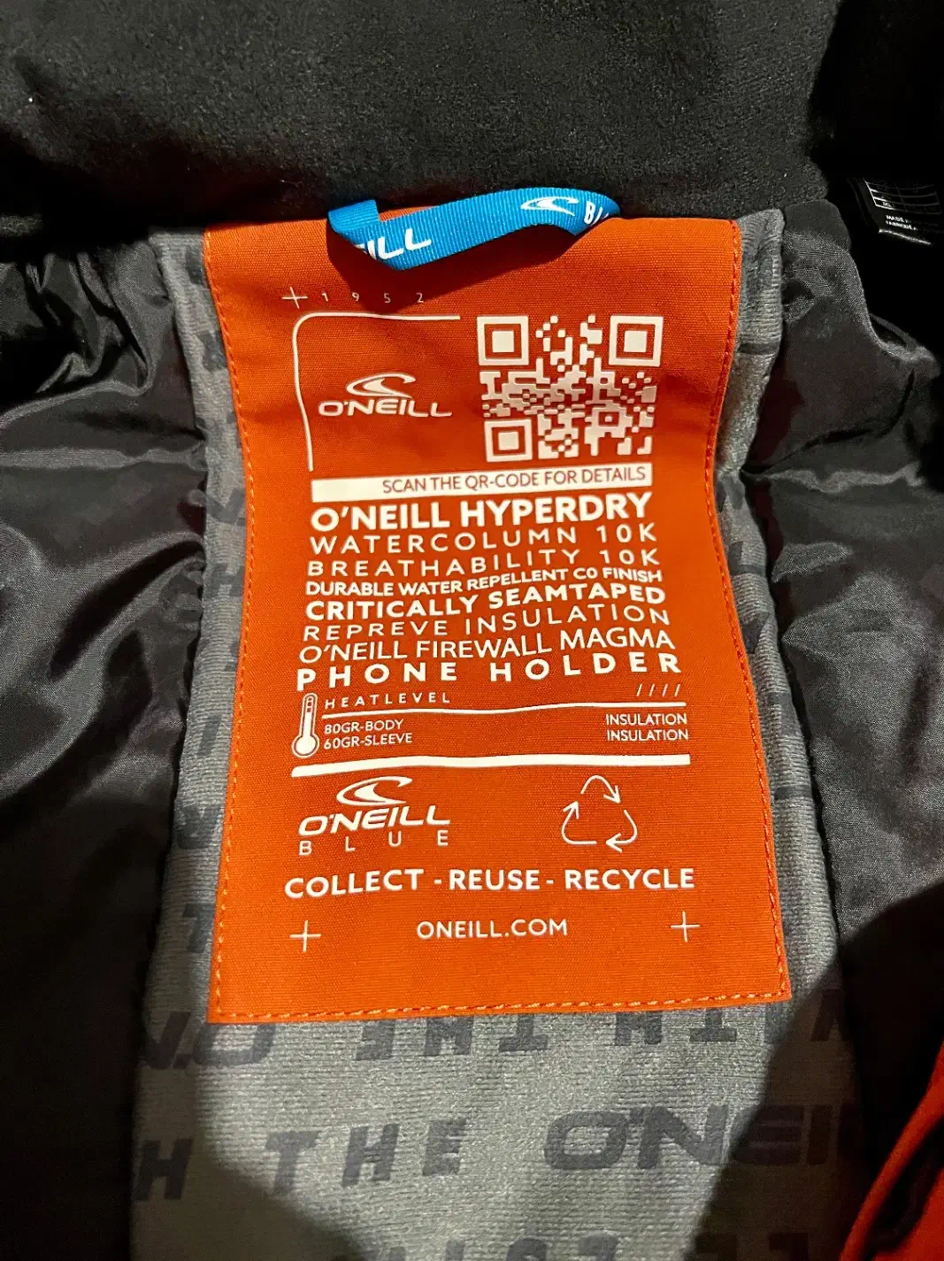 کاپشن اسکی اونیل امریکایی اصل onill|ورزش‌های زمستانی|تهران, سیمای ایران|دیوار