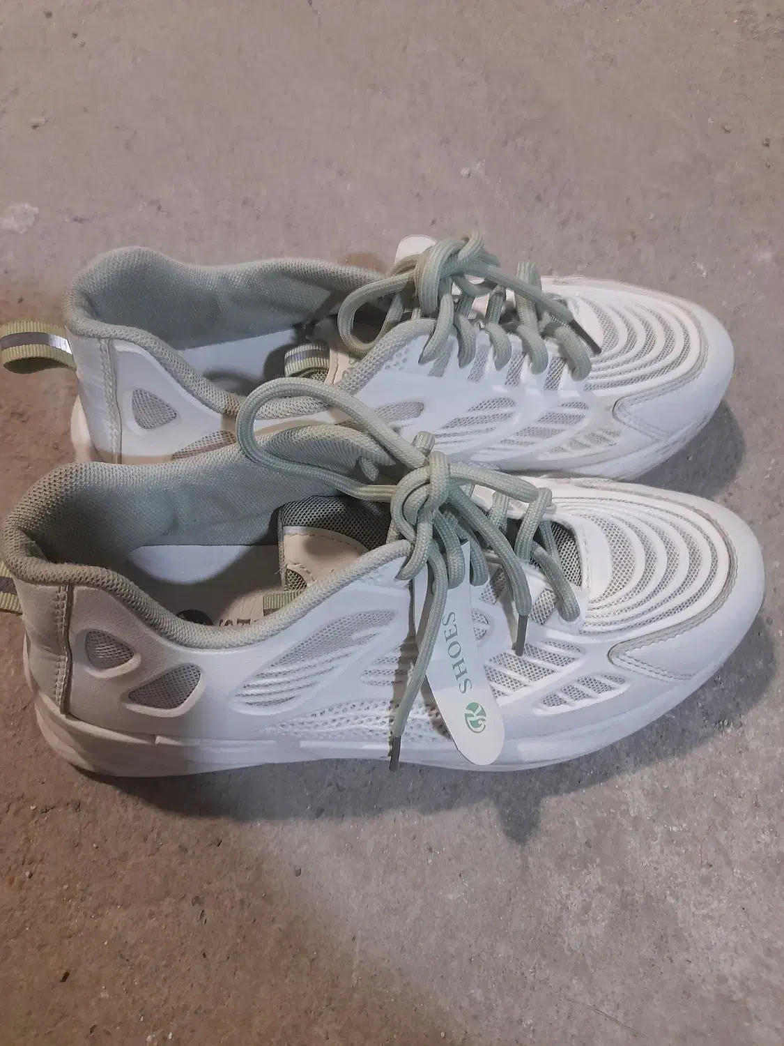 کفش دخترانه سفید سبز|کیف، کفش، کمربند|مرند, |دیوار