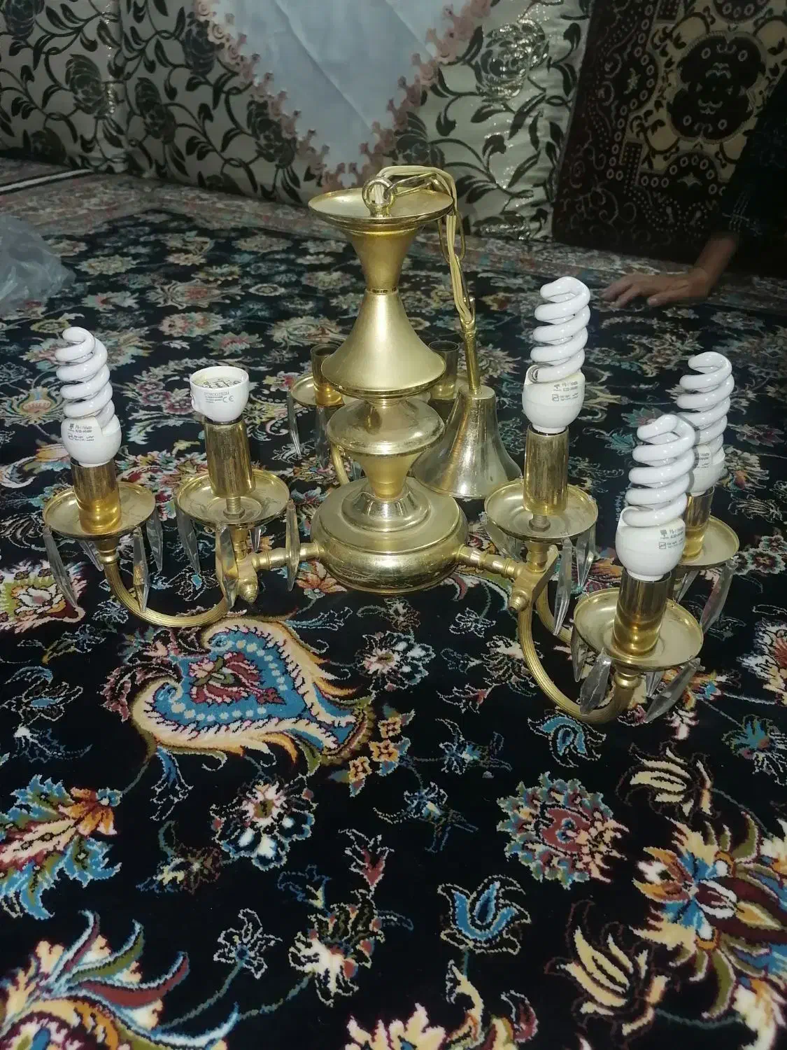 لوستر|لوستر و چراغ آویز|اراک, |دیوار