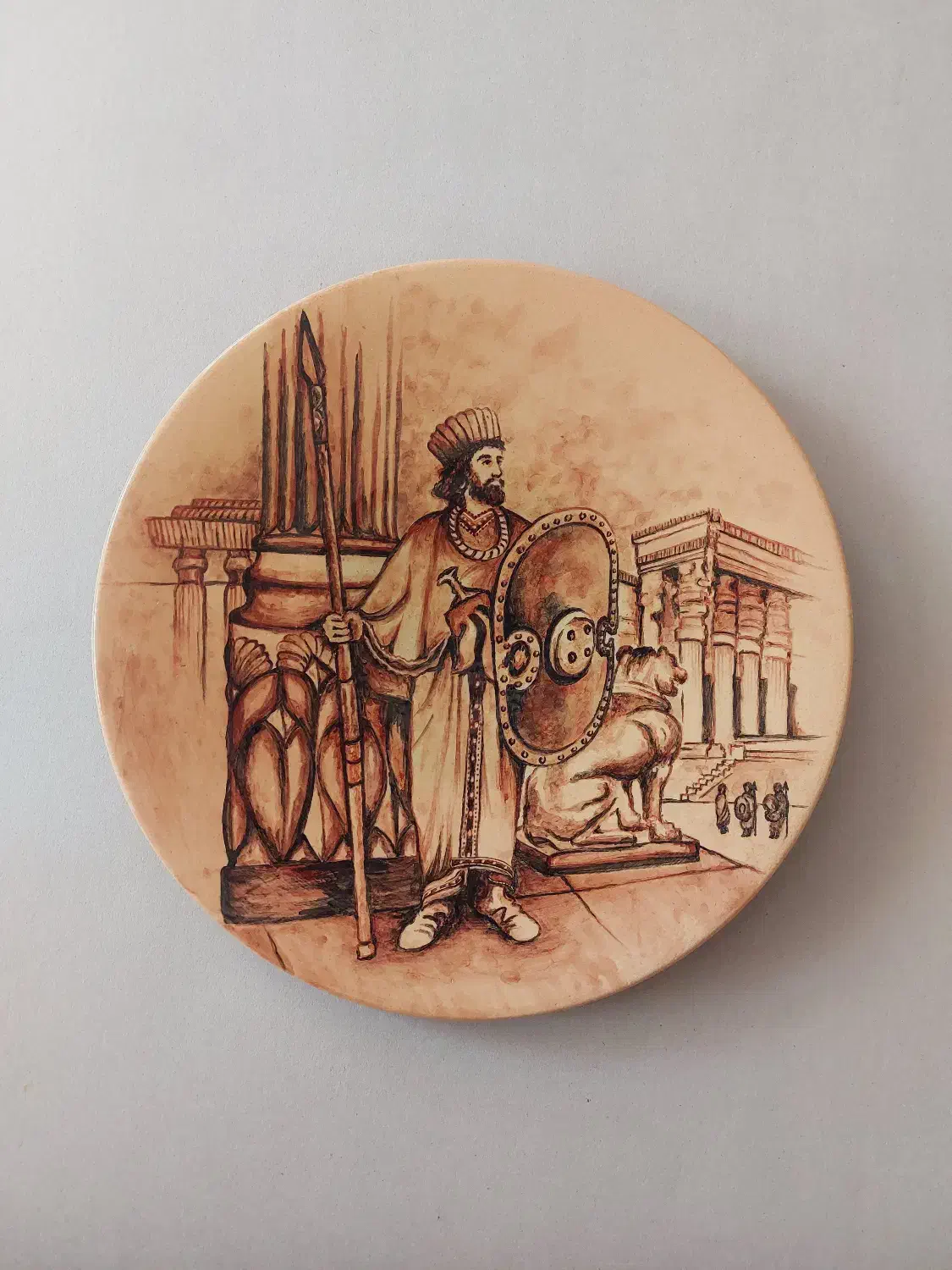 سرباز هخامنشی|تابلو، نقاشی، عکس|بجنورد, |دیوار