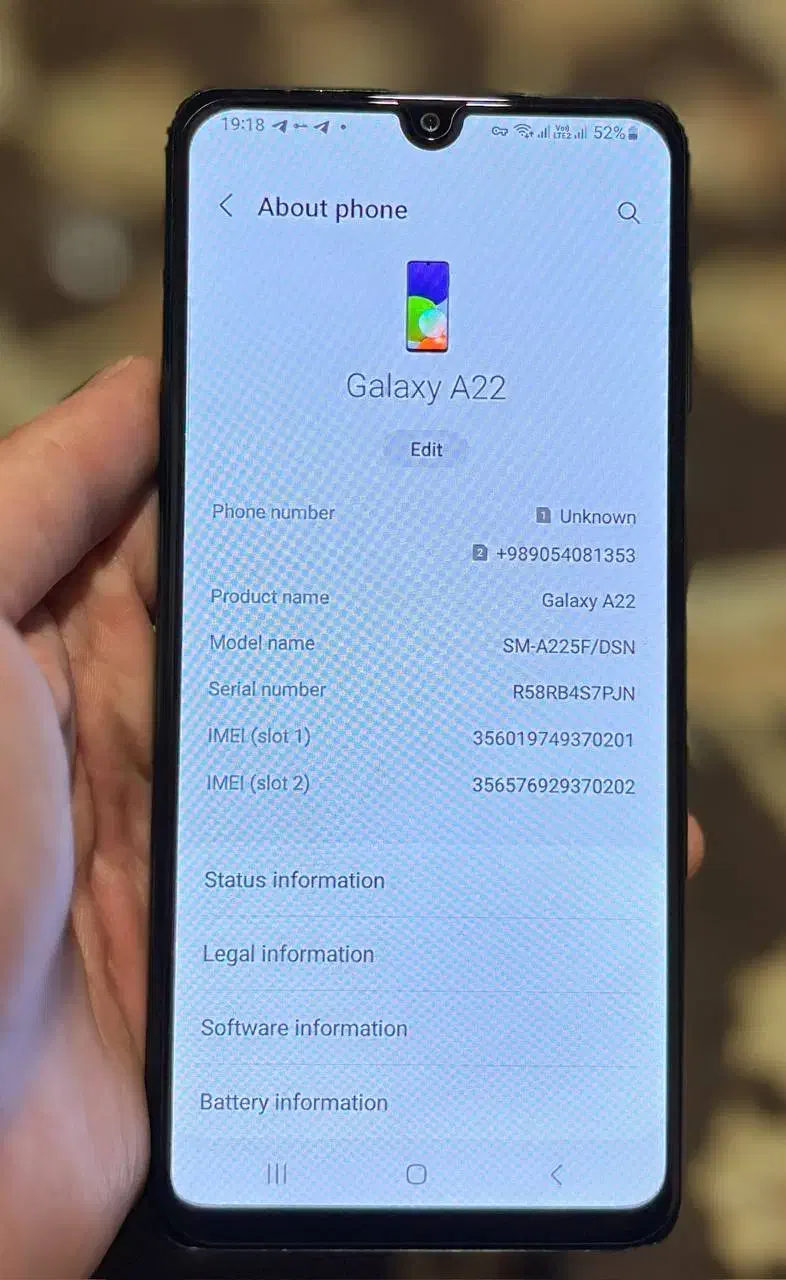 سامسونگ Galaxy A22 با حافظهٔ ۱۲۸ گیگابایت|موبایل|تالش, هشتپر|دیوار