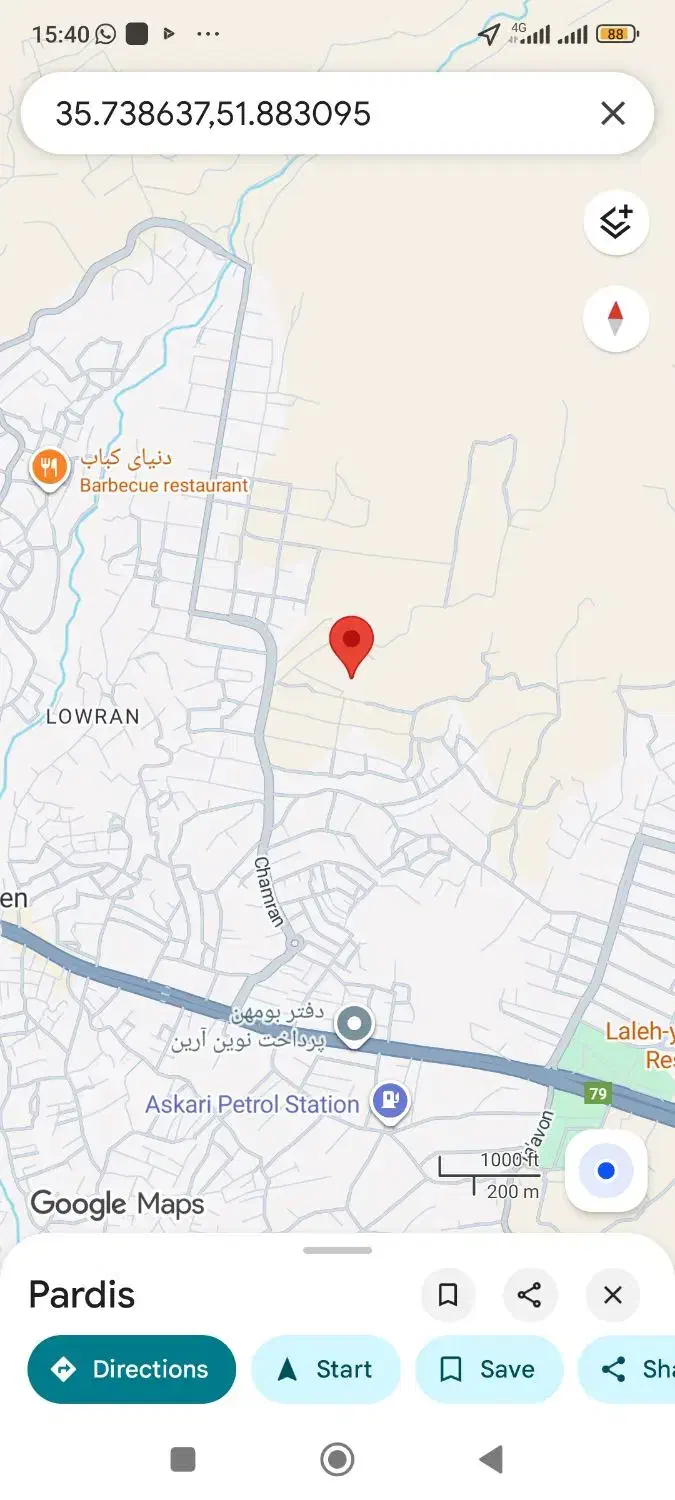 250 متر بهترین منطقه پایین‌ترین قیمت|فروش زمین و ملک کلنگی|بومهن, |دیوار