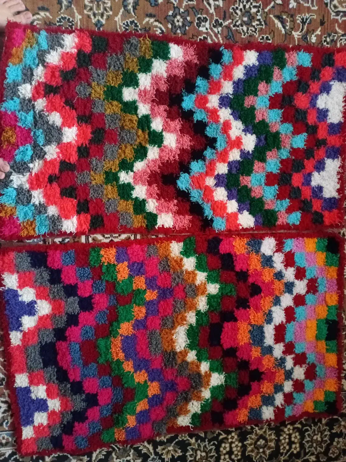 فرشینه دست بافت نو|فرش|لردگان, |دیوار