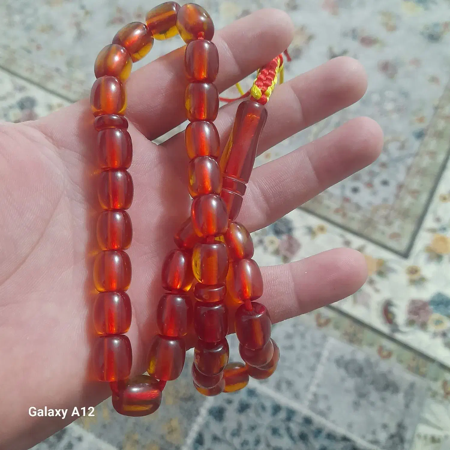 تسبیح سندلوس اصلی قدیمی|کلکسیون اشیاء عتیقه|نجف‌آباد, کهریزسنگ|دیوار