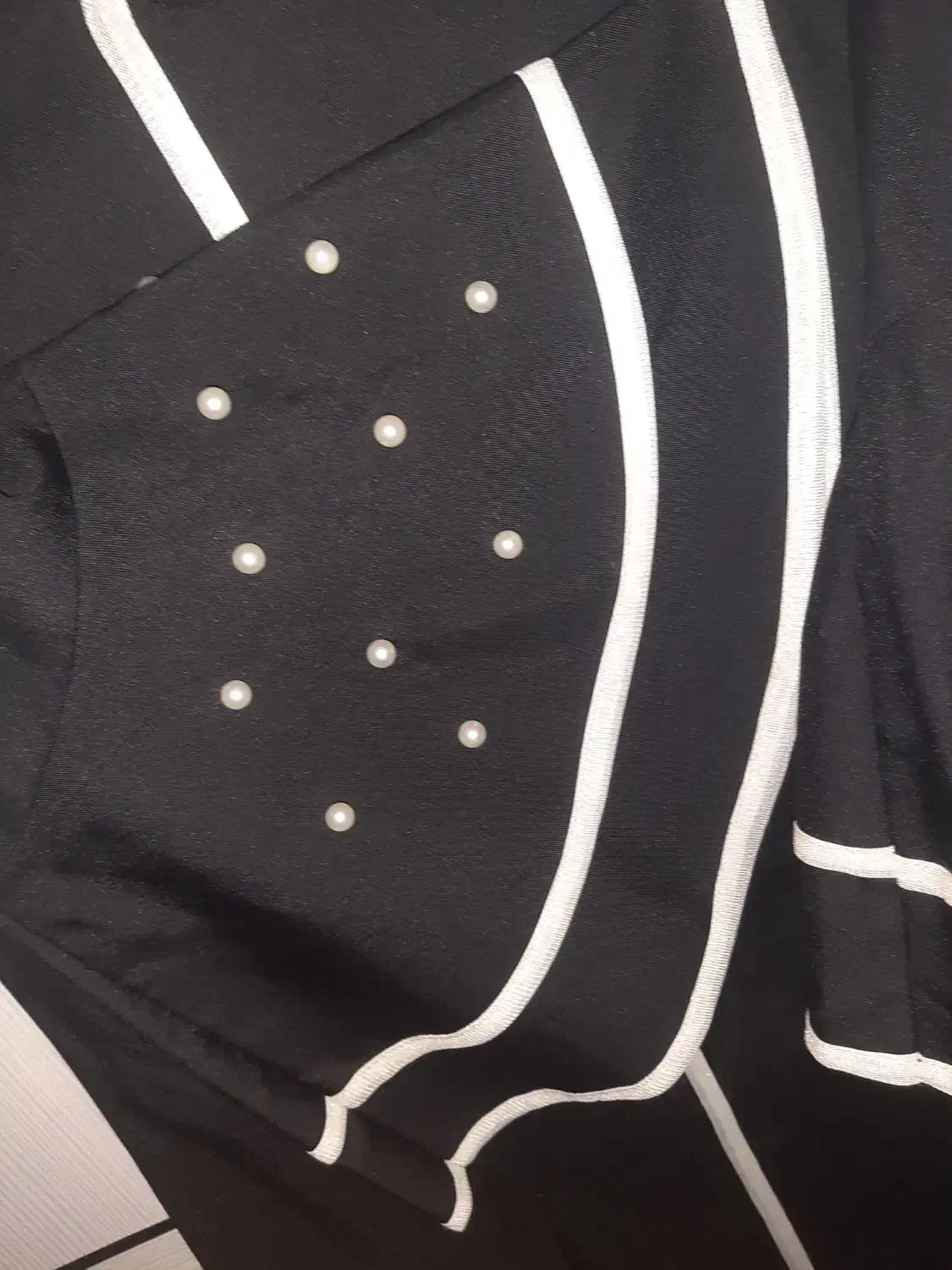 مانتو بلند عبایی آستین مهره دار پرسی|لباس|زابل, |دیوار