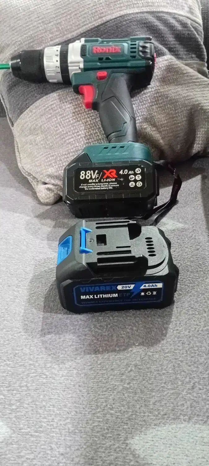 2عددباطری دریل شارژی Ronix واره شارژیMAXLITHIUM|ابزارآلات|تهران, افسریه شمالی|دیوار