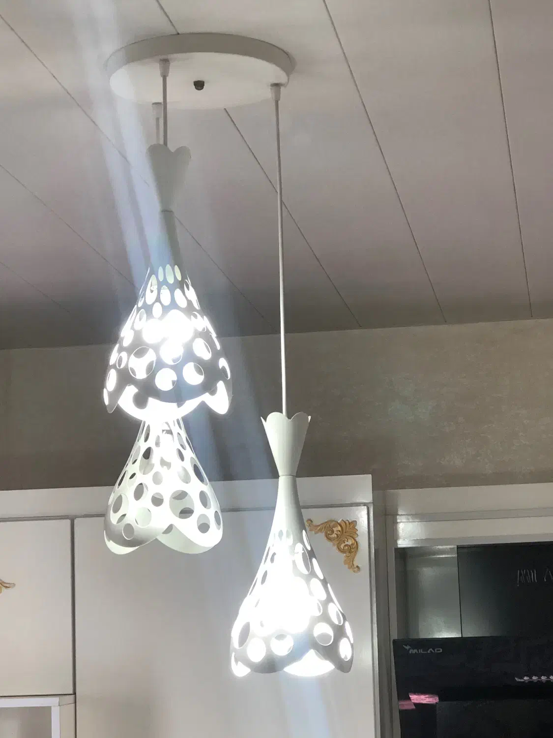 لوستر اشپزخانه|لوستر و چراغ آویز|تبریز, |دیوار