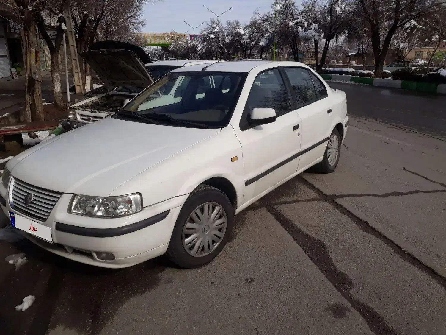 سمند ال ایکس دوگانه ۸۷سفید|خودرو سواری و وانت|شهرضا, |دیوار