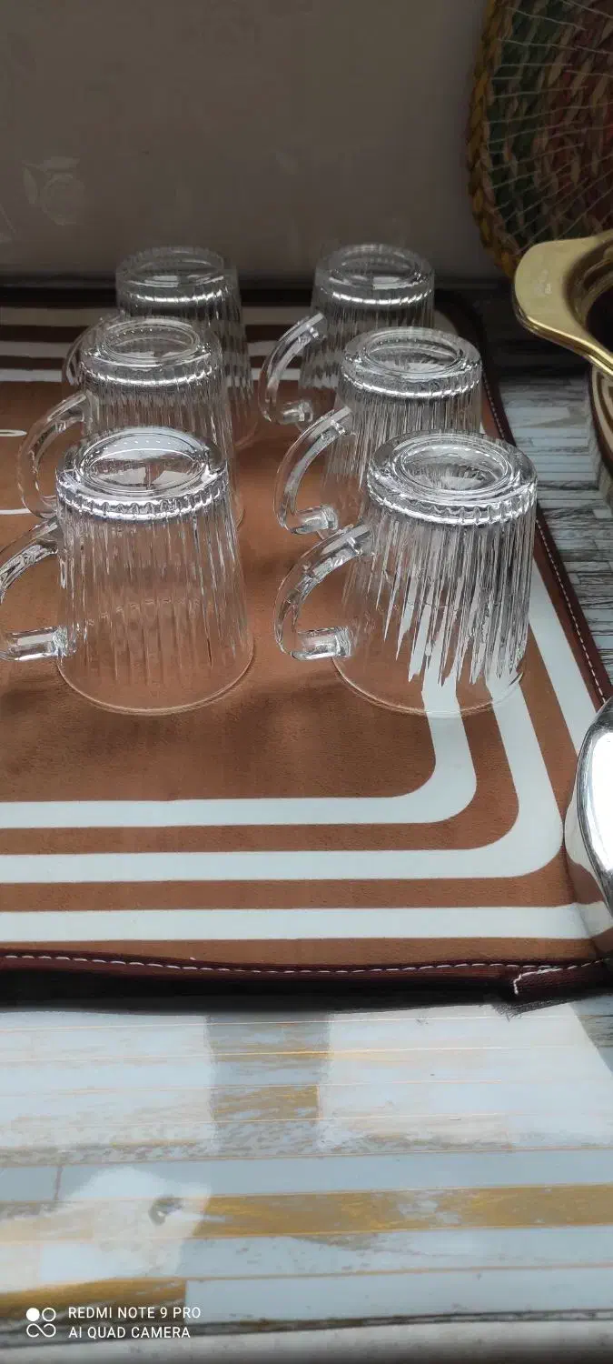 استکان ۶تایی|ظروف سرو و پذیرایی|زنجان, |دیوار