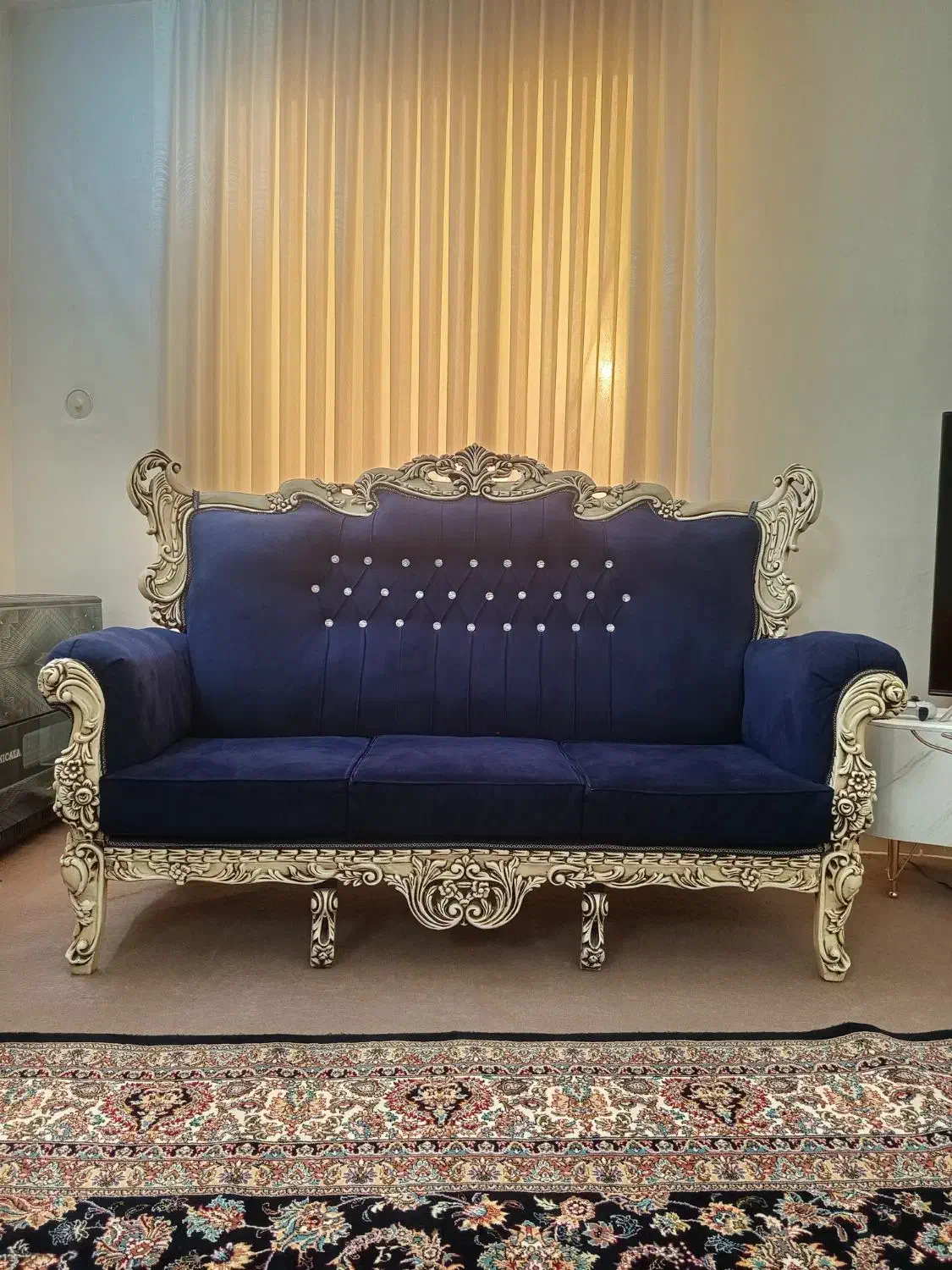 مبل ۷نفره|مبلمان خانگی و میز عسلی|تاکستان, |دیوار