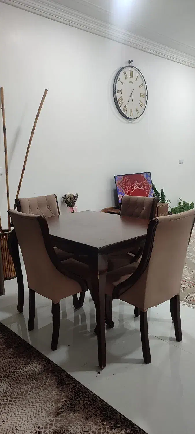 میز ناهارخوری ۴ نفره|میز و صندلی غذاخوری|تربت جام, جامی|دیوار