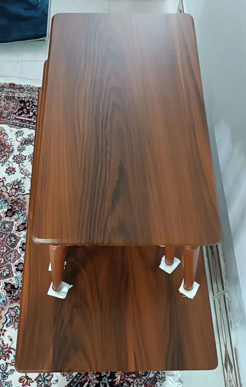 میز جلو مبلی به همراه 3عدد عسلی نو شیک|مبلمان خانگی و میز عسلی|قائم‌شهر, |دیوار