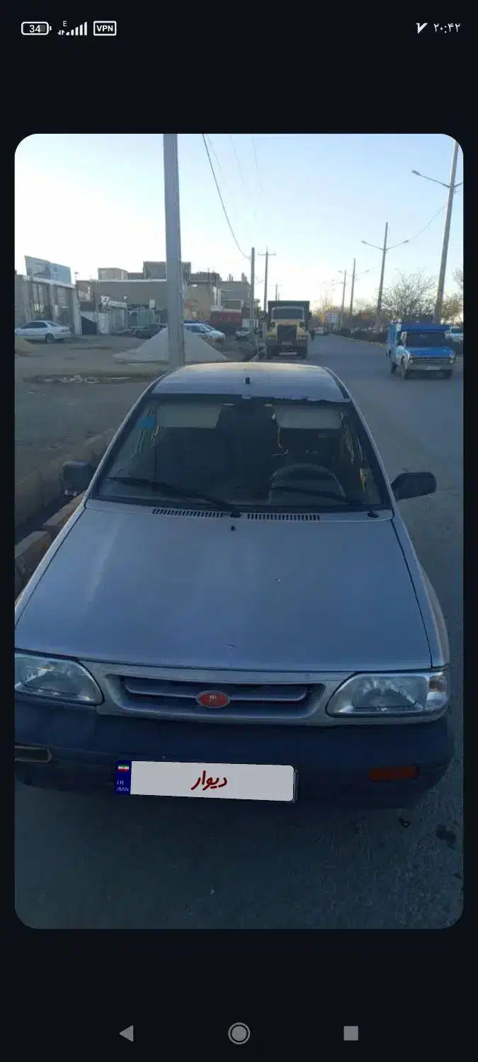 پراید مدل 1386|خودرو سواری و وانت|قروه, |دیوار