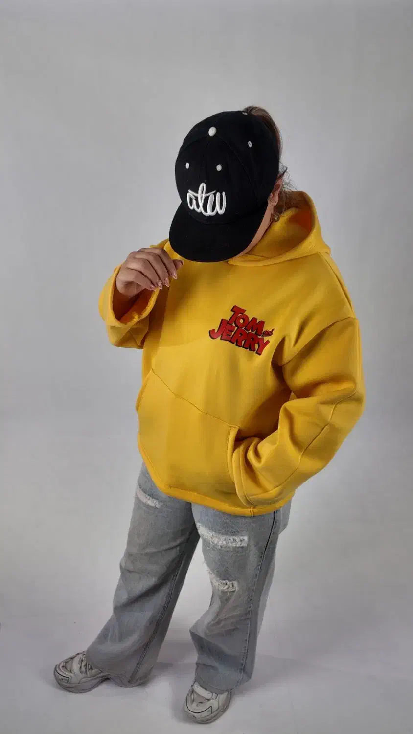 هودی زنانه و دخترانه طرح tom & jerry|لباس|پیشوا, |دیوار