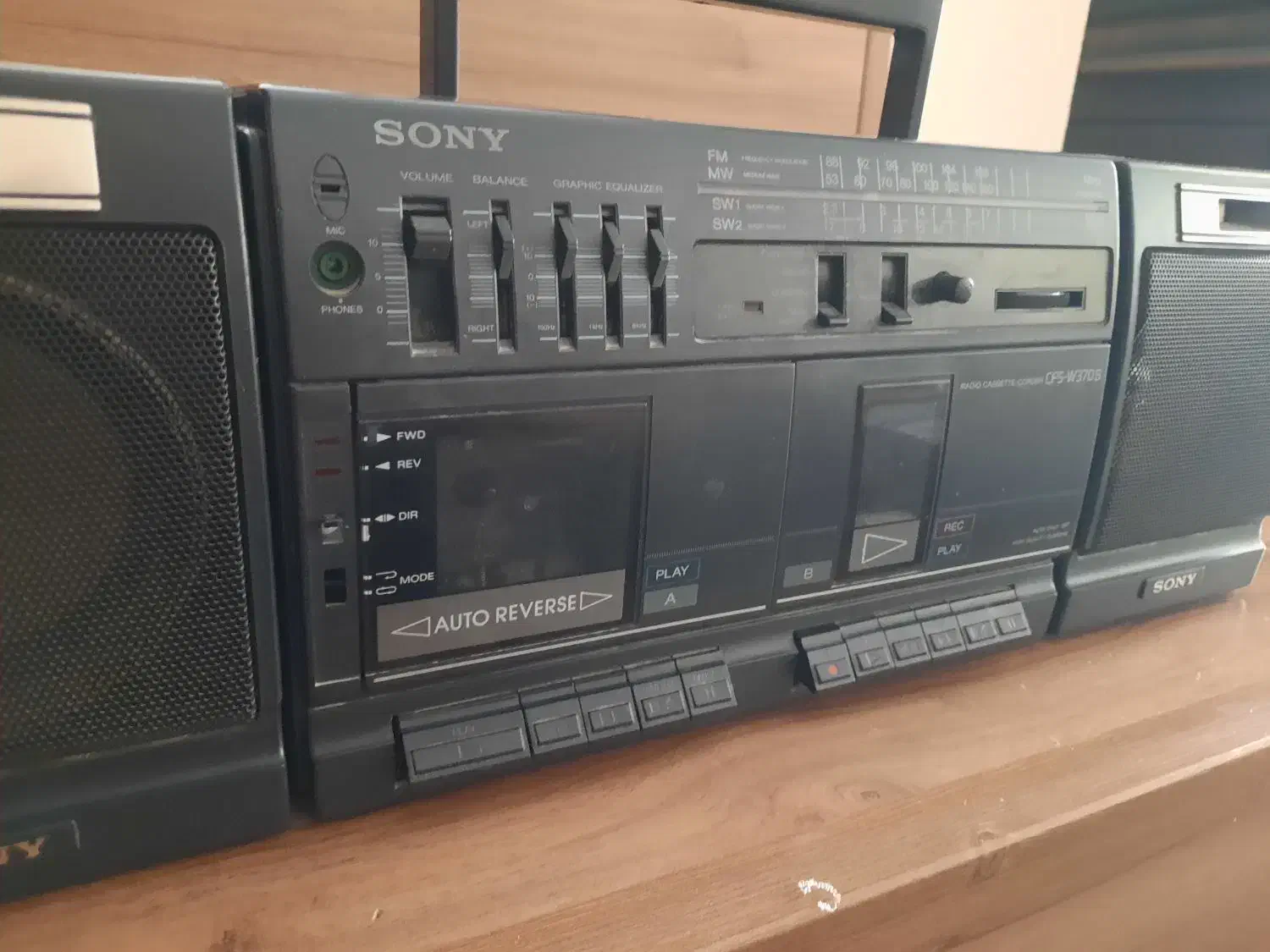 رادیو ضبط قدیمی سونی|سیستم صوتی خانگی|خوی, |دیوار