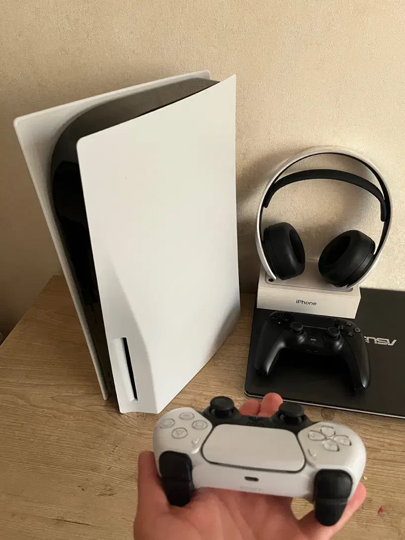 کنسول بازی PS5 FATدیسک خور دو دسته با هدفون پالس3D|کنسول، بازی ویدئویی و آنلاین|رشت, بوسار|دیوار