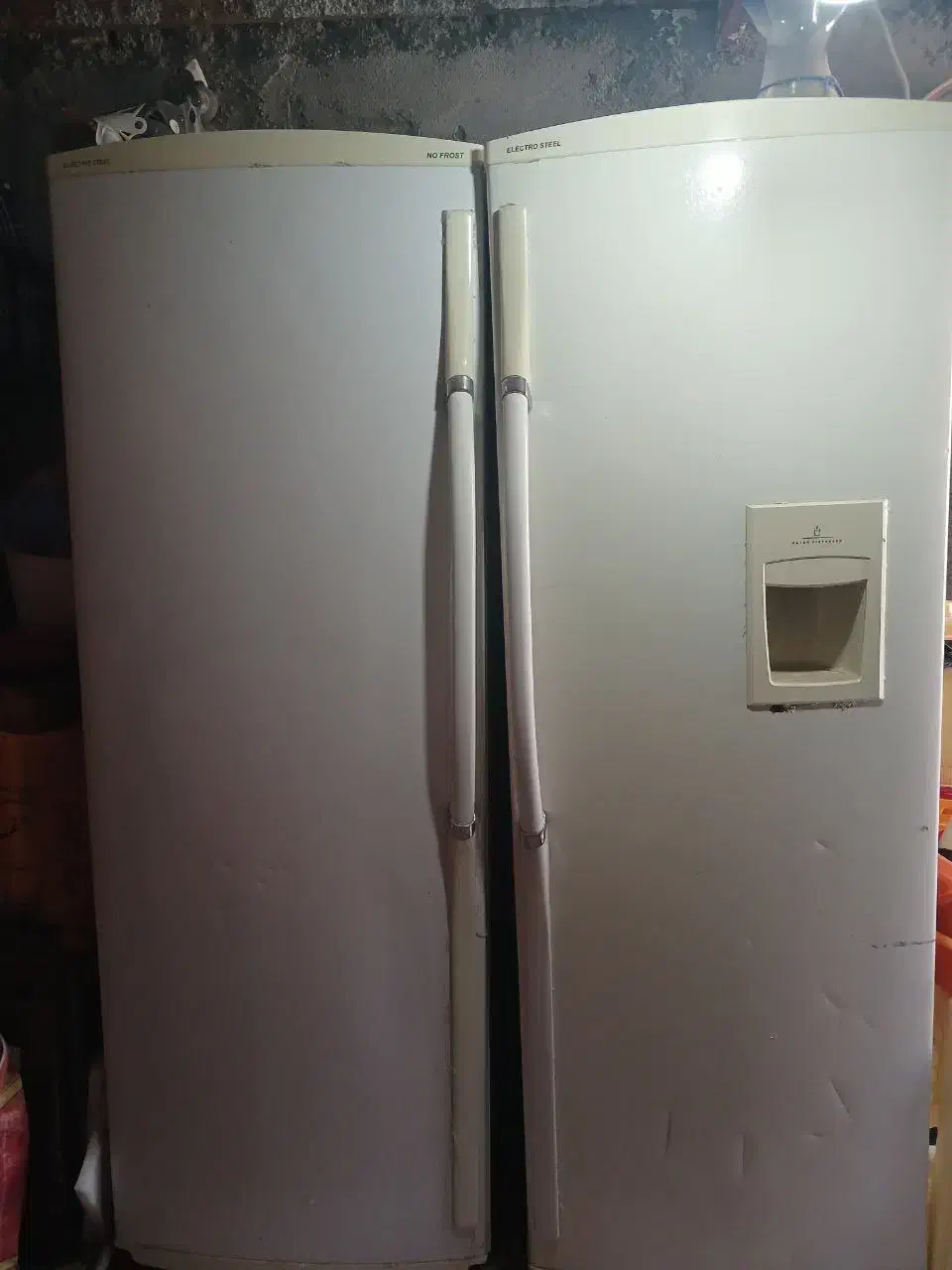 سلام یخچال فریزر دوقلو مارک الکترو استیل فروشی|یخچال و فریزر|گناباد, |دیوار