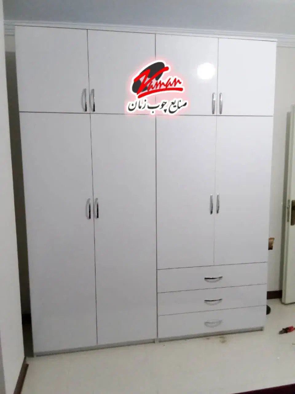 کمد دیواری آماده ۳ کشو مدل دماوند کد 179|جاکفشی، کمد، دراور|پرند, فاز ۱|دیوار