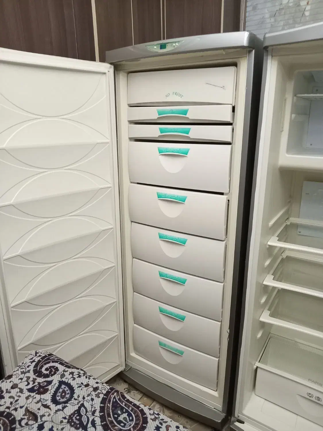 یخچال وفریزر دوقلو مارک پارس|یخچال و فریزر|اردبیل, |دیوار