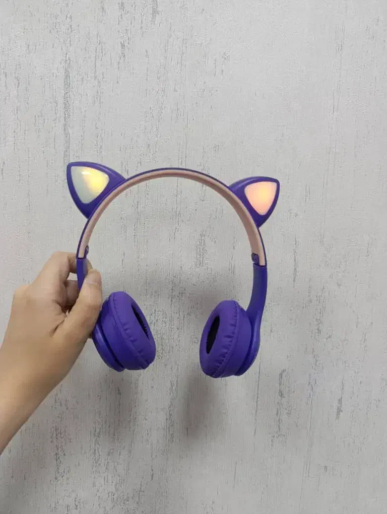 هدفون گربه ای رقص نور دار بلوتوثی|لوازم جانبی موبایل و تبلت|سبزوار, قاضی زاد|دیوار