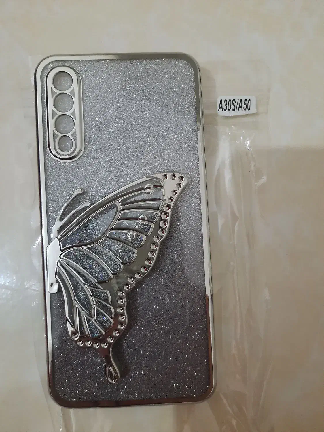 قاب لاکچری طرح پروانه سه‌بعدی ویژه Samsung A50s|لوازم جانبی موبایل و تبلت|تبریز, |دیوار