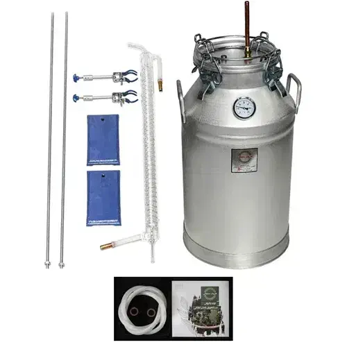 دیگ گلاب گیری ۲۵ لیتری همراه با کندانسور پیرکس|ظروف پخت‌وپز|باقرشهر, |دیوار