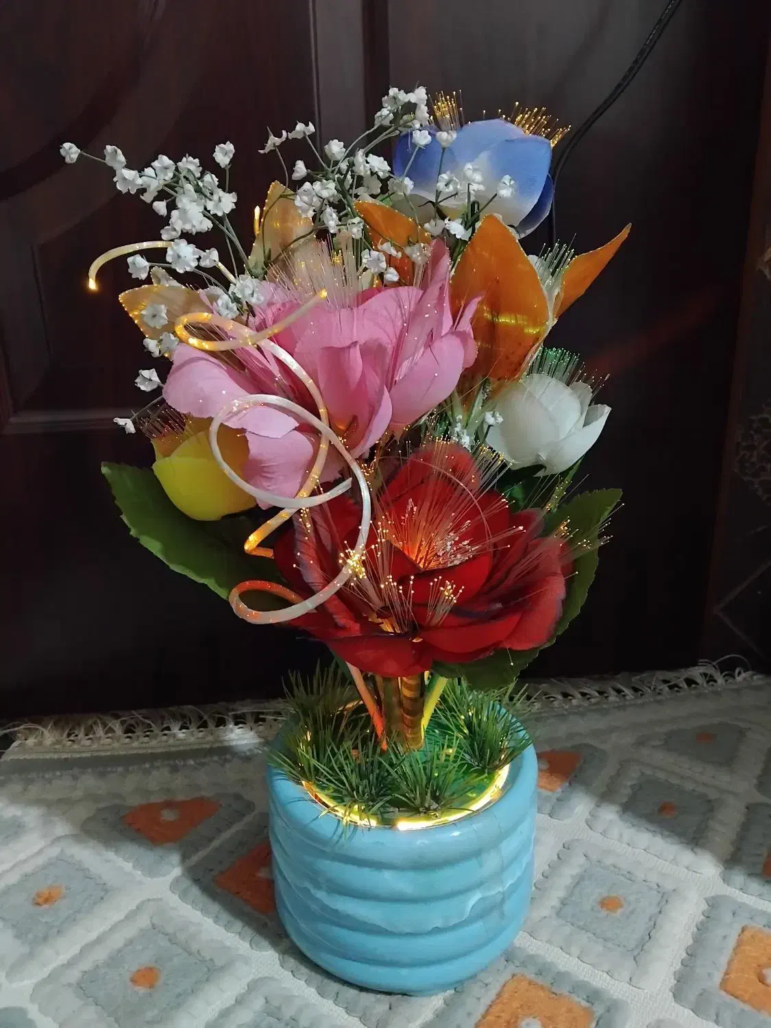 گل چراغدار|گل مصنوعی|گلستان (تهران), |دیوار