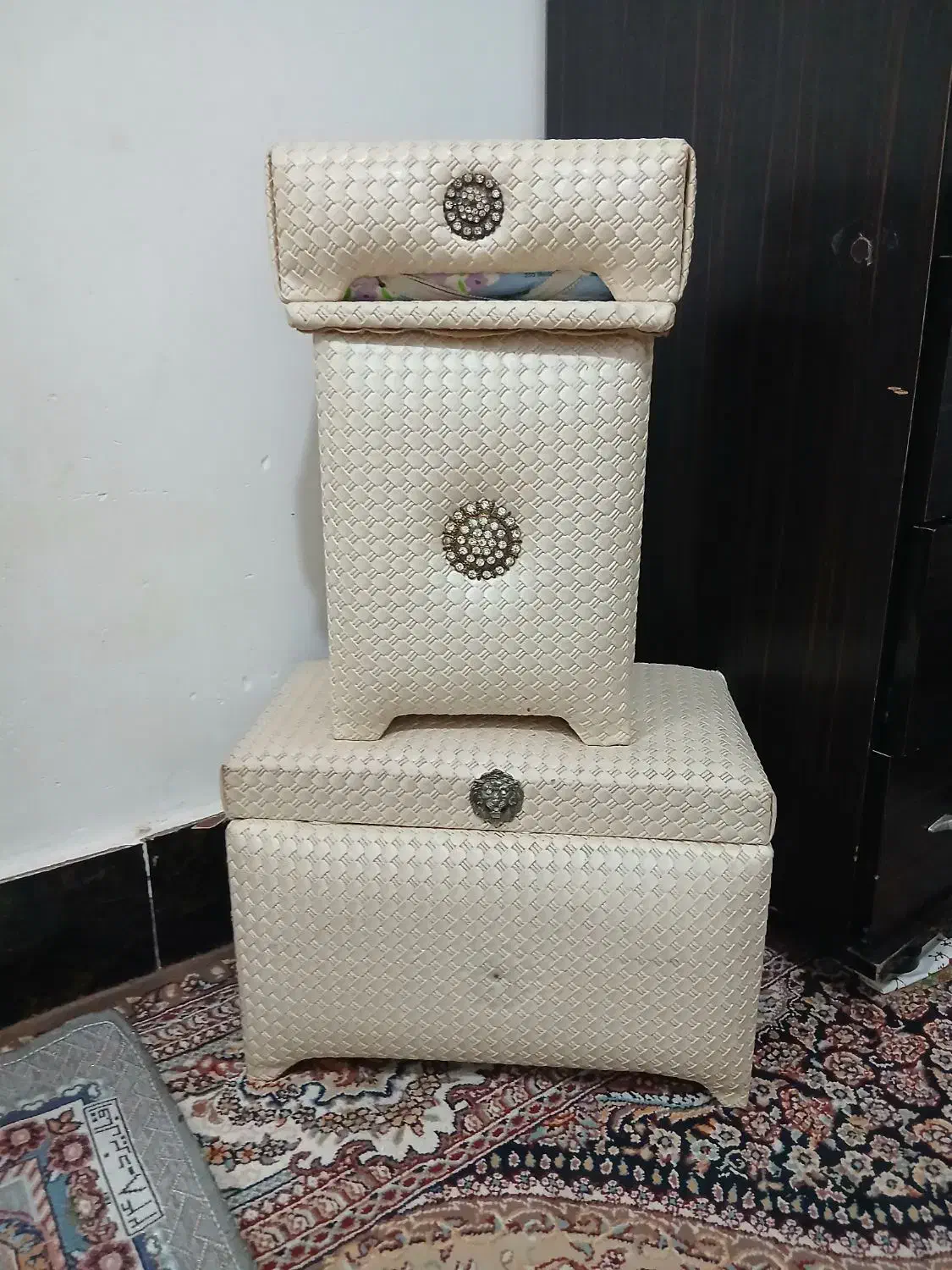 صندوق سطل آشغال و دستمال کاغذی|صنایع دستی و سایر لوازم تزئینی|تایباد, |دیوار