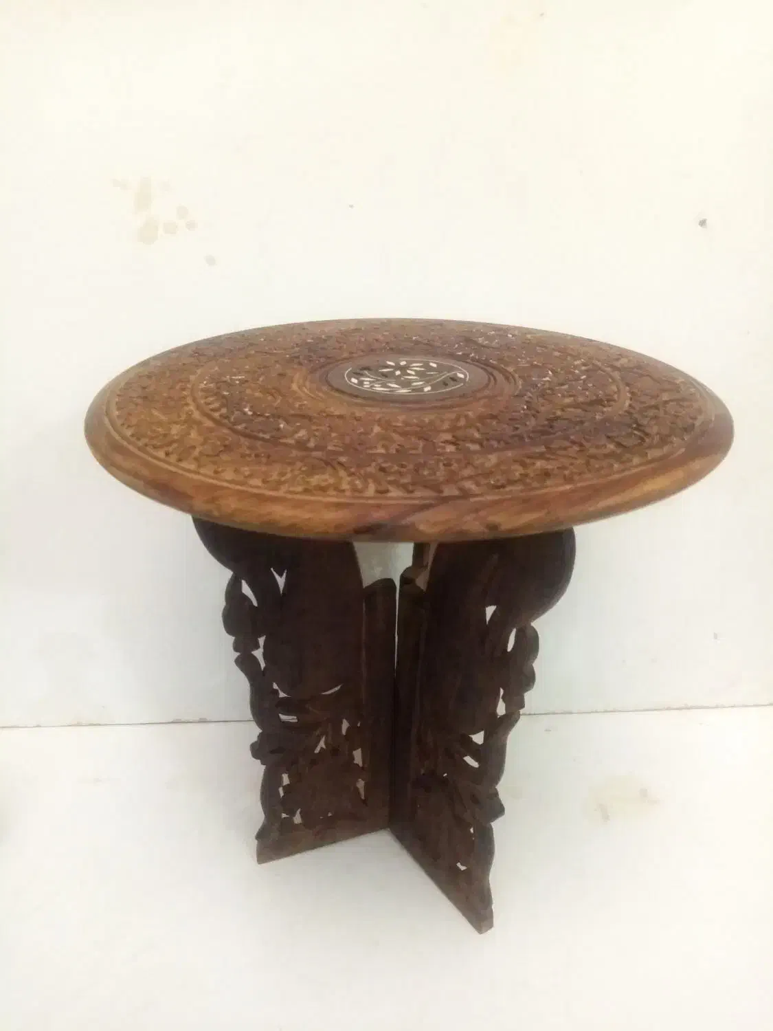 میز چوبی هندی قدیمی|کلکسیون اشیاء عتیقه|فولادشهر, مسکن مهر فولادشهر|دیوار