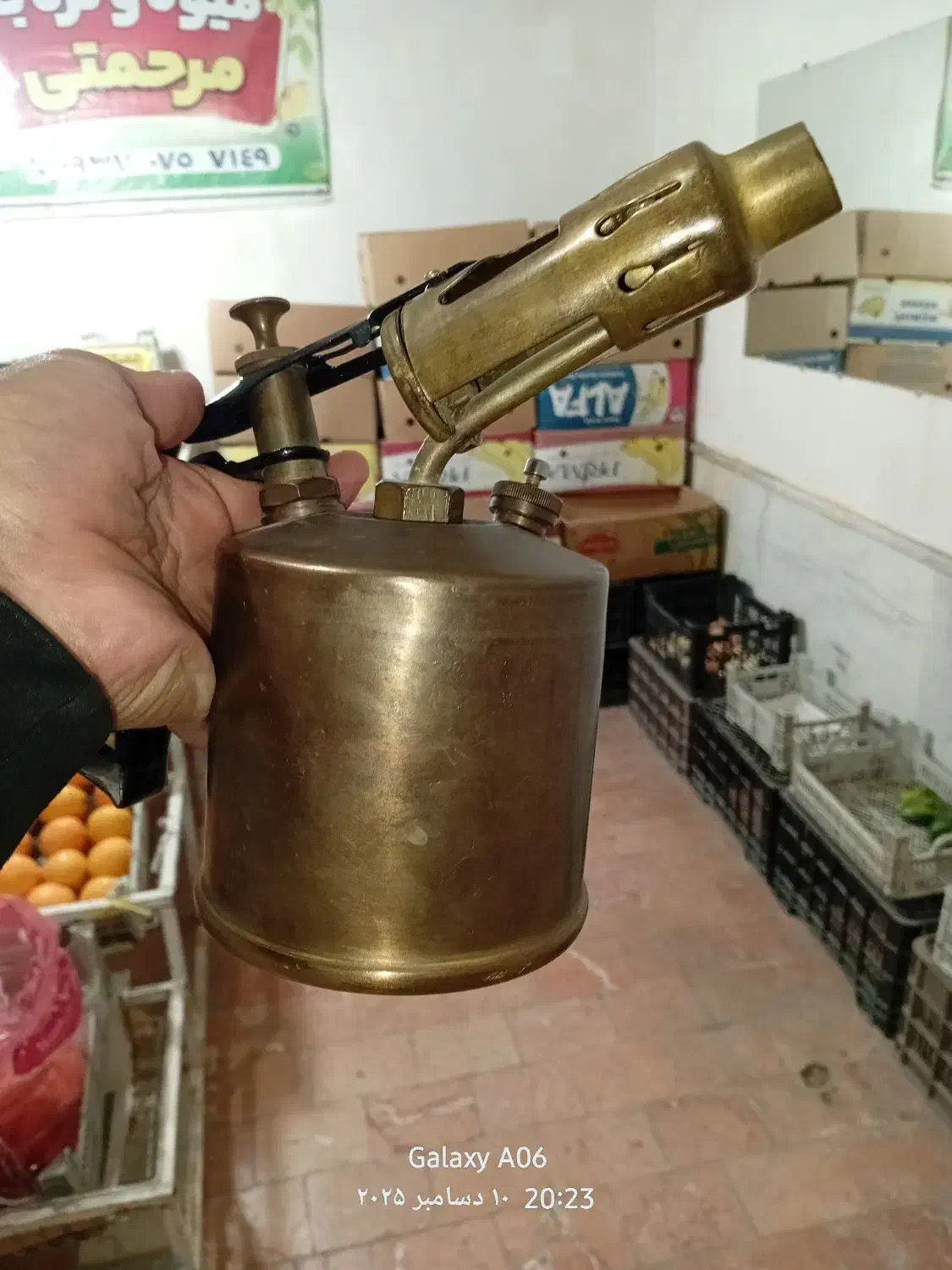 چراغ پرموزقدیمی|کلکسیون اشیاء عتیقه|رضویه, |دیوار