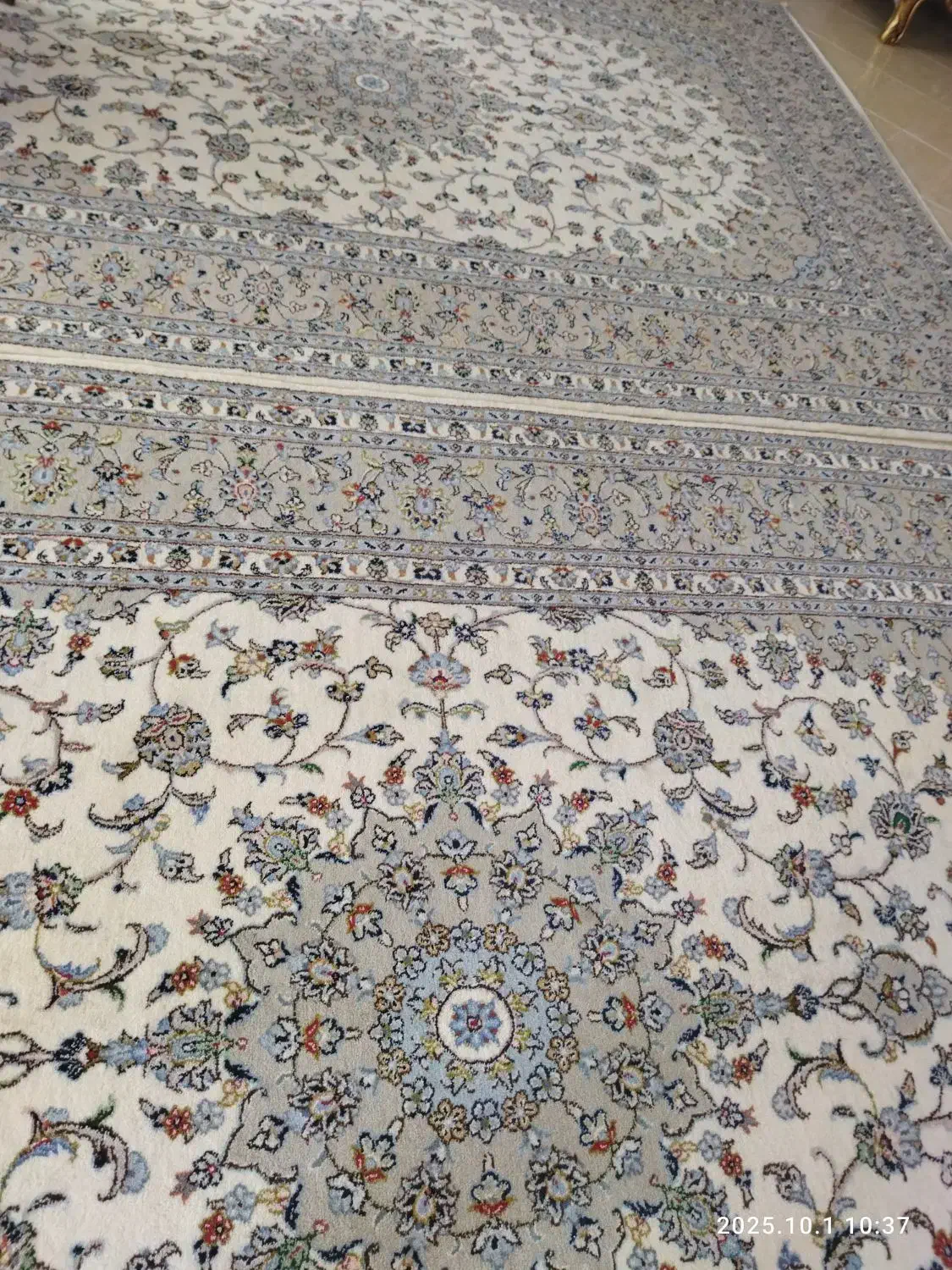 فرش دستباف جفت نه متری|فرش|سمنان, |دیوار