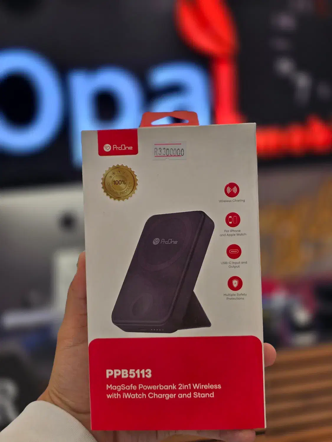 پاوربانک 10000 مگ سیف دار و هولدر پرووان باگارانتی|لوازم جانبی موبایل و تبلت|شاهینشهر, فردوسی|دیوار