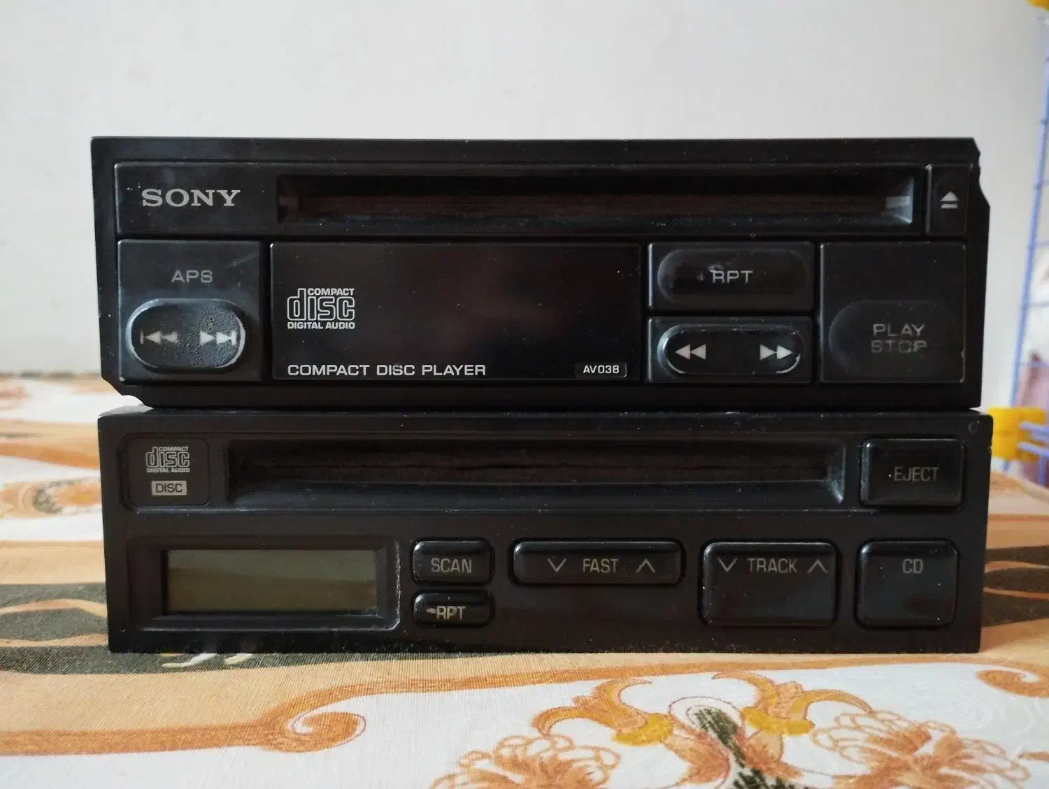 دو عدد سی دی چنجر ضبط ژاپنی|پخش‌کننده DVD و ویدیو|کرمانشاه, |دیوار