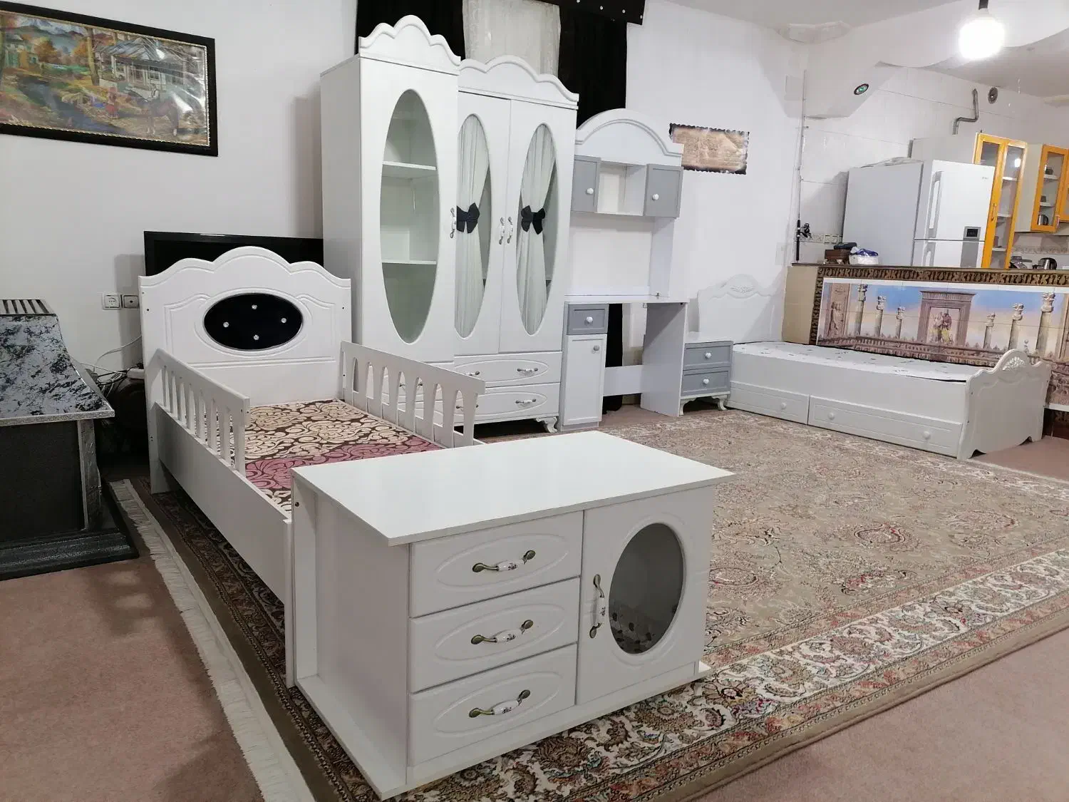 ست کامل سرویس خواب نوجوان|تخت و سرویس خواب|یاسوج, |دیوار