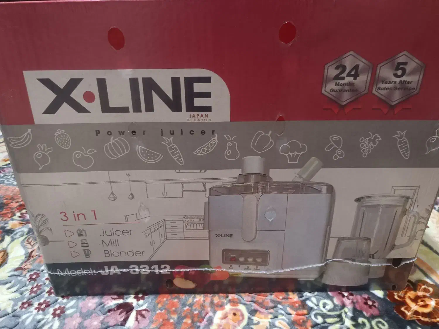 آبمیوه گیری،شیکر ،آسیاب مخلوطکن ژاپنیxlineپلمپ|آبمیوهگیر و آبمرکباتگیر|شیراز, پودنک|دیوار